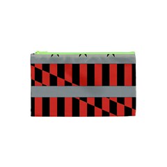 Falg Sign Star Line Black Red Cosmetic Bag (xs) by Alisyart