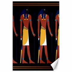Egyptian Mummy Guard Treasure Monster Canvas 24  X 36  by Alisyart