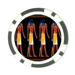 Egyptian Mummy Guard Treasure Monster Poker Chip Card Guard (10 Pack) by Alisyart