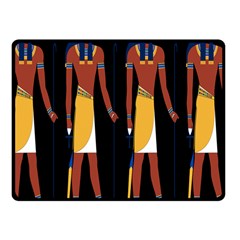 Egyptian Mummy Guard Treasure Monster Fleece Blanket (small) by Alisyart