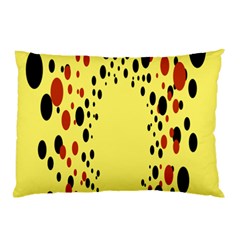 Gradients Dalmations Black Orange Yellow Pillow Case