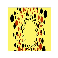 Gradients Dalmations Black Orange Yellow Small Satin Scarf (square) by Alisyart