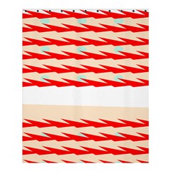 Chevron Wave Triangle Red White Circle Blue Shower Curtain 60  X 72  (medium) 