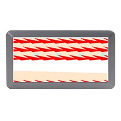 Chevron Wave Triangle Red White Circle Blue Memory Card Reader (mini)