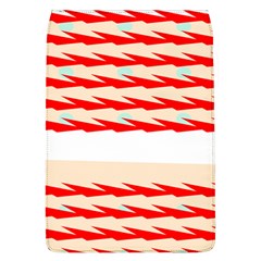 Chevron Wave Triangle Red White Circle Blue Flap Covers (l)  by Alisyart