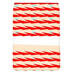 Chevron Wave Triangle Red White Circle Blue Flap Covers (s)  by Alisyart