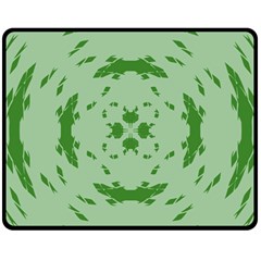 Green Hole Fleece Blanket (medium) 