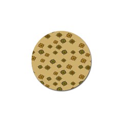 Compass Circle Brown Golf Ball Marker (10 Pack)