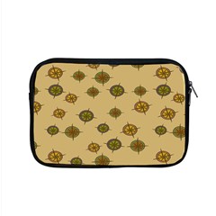 Compass Circle Brown Apple Macbook Pro 15  Zipper Case