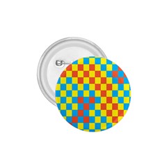 Optical Illusions Plaid Line Yellow Blue Red Flag 1 75  Buttons