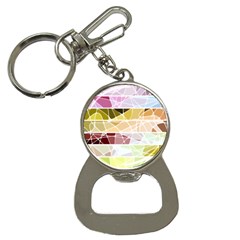 Geometric Mosaic Line Rainbow Button Necklaces