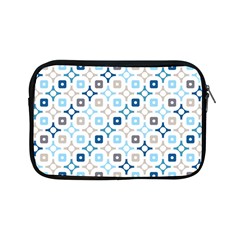 Plaid Line Chevron Wave Blue Grey Circle Apple Ipad Mini Zipper Cases