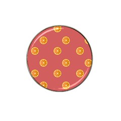 Oranges Lime Fruit Red Circle Hat Clip Ball Marker (4 Pack) by Alisyart