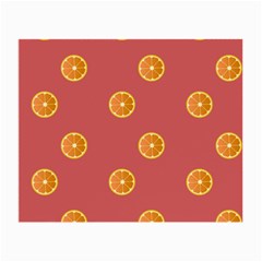 Oranges Lime Fruit Red Circle Small Glasses Cloth (2-side)