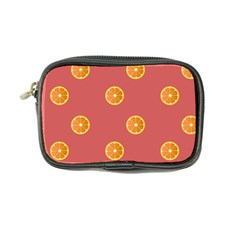 Oranges Lime Fruit Red Circle Coin Purse