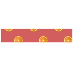 Oranges Lime Fruit Red Circle Flano Scarf (large)