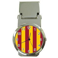 Red Yellow Flag Money Clip Watches