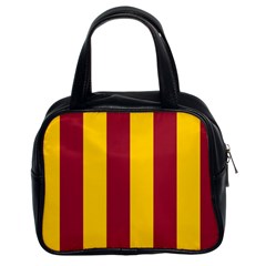 Red Yellow Flag Classic Handbags (2 Sides)