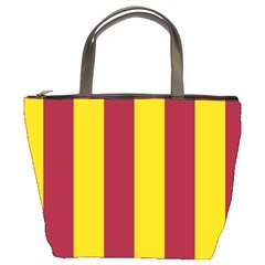 Red Yellow Flag Bucket Bags by Alisyart