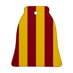 Red Yellow Flag Bell Ornament (two Sides)