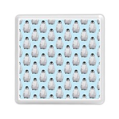 Penguin Animals Ice Snow Blue Cool Memory Card Reader (square) 