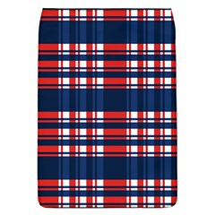 Plaid Red White Blue Flap Covers (l) 