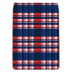 Plaid Red White Blue Flap Covers (s)  by Alisyart