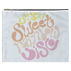 Sugar Sweet Rainbow Cosmetic Bag (xxxl) 