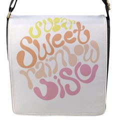 Sugar Sweet Rainbow Flap Messenger Bag (s) by Alisyart