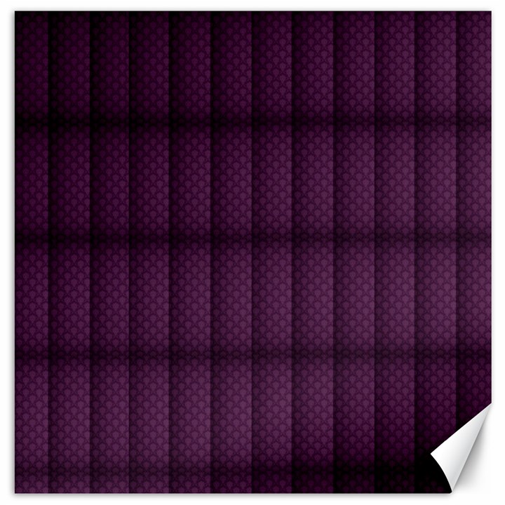 Plaid Purple Canvas 20  x 20  