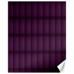 Plaid Purple Canvas 11  X 14  