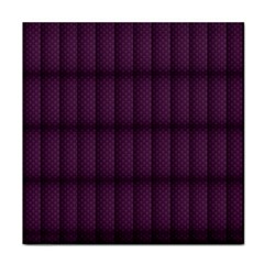 Plaid Purple Face Towel by Alisyart