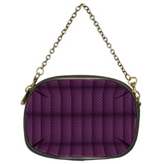 Plaid Purple Chain Purses (two Sides) 