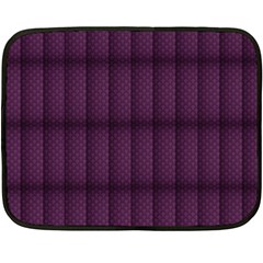 Plaid Purple Double Sided Fleece Blanket (mini)  by Alisyart