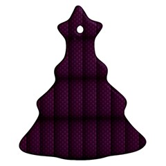 Plaid Purple Ornament (christmas Tree)  by Alisyart