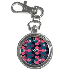 Symmetry Celtic Knots Contemporary Fabric Puzzel Key Chain Watches by Alisyart