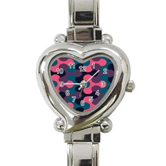 Symmetry Celtic Knots Contemporary Fabric Puzzel Heart Italian Charm Watch by Alisyart