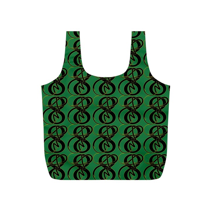 Abstract Pattern Graphic Lines Full Print Recycle Bags (S) 