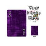 Background Wallpaper Paint Lines Playing Cards 54 (Mini)  Front - Spade6
