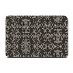 Line Geometry Pattern Geometric Small Doormat  by Amaryn4rt