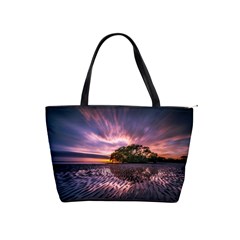 Landscape Reflection Waves Ripples Shoulder Handbags by Amaryn4rt