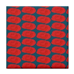 Rose Repeat Red Blue Beauty Sweet Face Towel