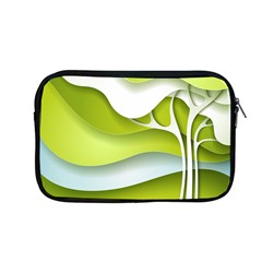 Tree Wood  White Green Apple Macbook Pro 13  Zipper Case