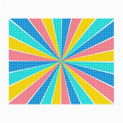 Rhythm Heaven Megamix Circle Star Rainbow Color Small Glasses Cloth (2-side)