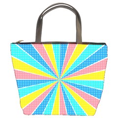 Rhythm Heaven Megamix Circle Star Rainbow Color Bucket Bags