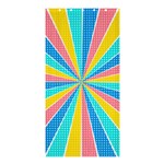 Rhythm Heaven Megamix Circle Star Rainbow Color Shower Curtain 36  x 72  (Stall)  Curtain(36 X72 ) - 33.26 x66.24  Curtain(36 X72 )