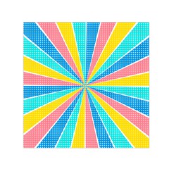Rhythm Heaven Megamix Circle Star Rainbow Color Small Satin Scarf (square) by Alisyart