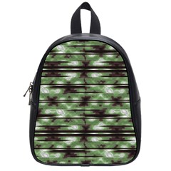 Stripes Camo Pattern Print School Bags (small) 