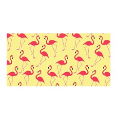 Flamingo Pattern Satin Wrap by Valentinaart