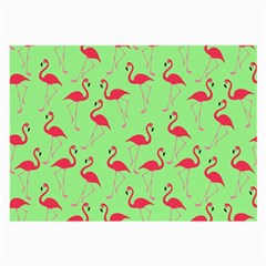 Flamingo Pattern Large Glasses Cloth by Valentinaart